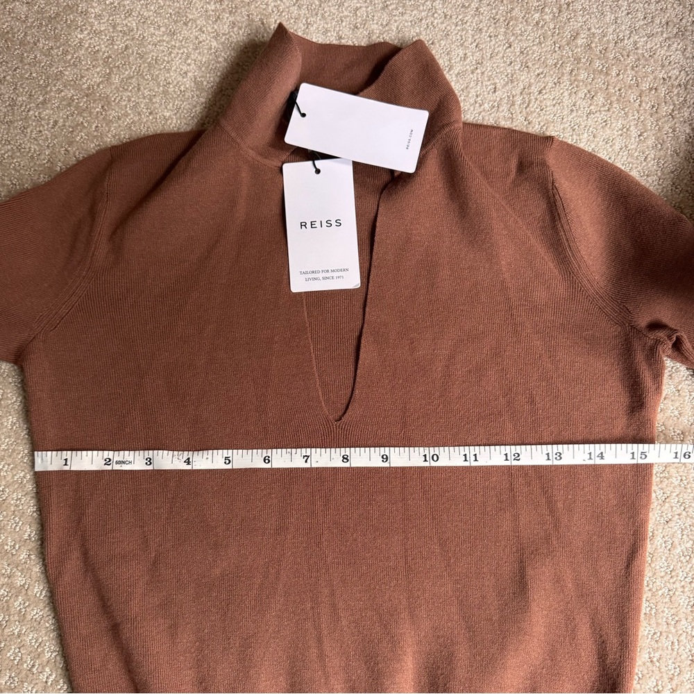 NWT Reiss Natalia Polo Knit Top - Picture 5 of 6